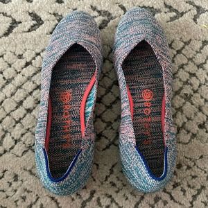 Rothy’s the flat turquoise melange flats size 8.5
